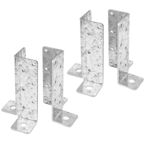 need brackets for metal post to|galvanized post anchor brackets.